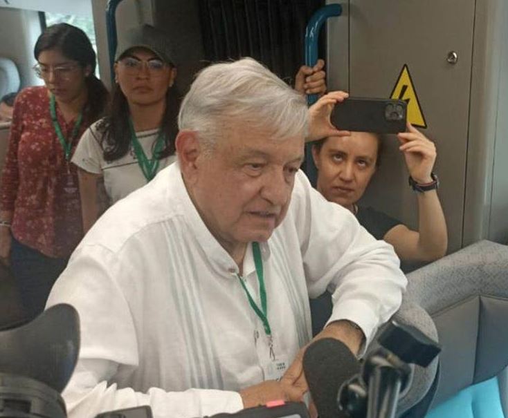 Reconoce AMLO rezago en Tren Maya