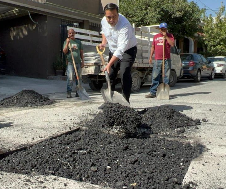 Acelera SC labores de bacheo en calles y avenidas