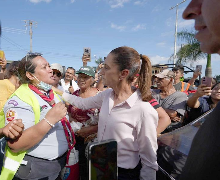 Iniciará hoy Sheinbaum censo casa por casa para damnificados