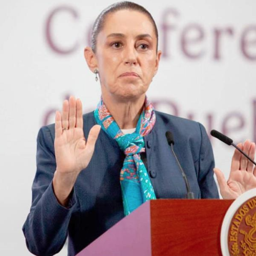 Afirma Sheinbaum que oposición desea el mal a México