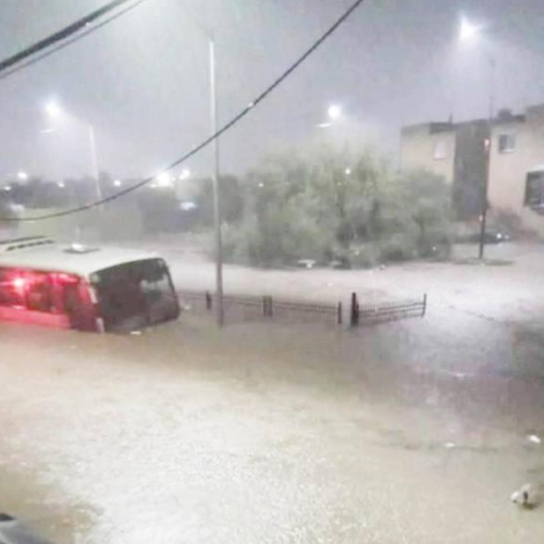 Sufren con tormenta cuatro municipios; hay un muerto