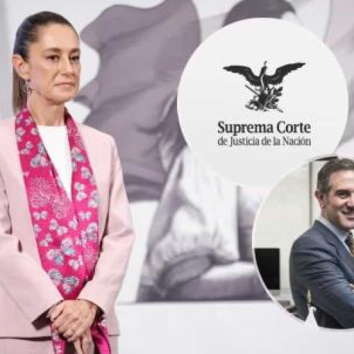 Arremete Sheinbaum contra ministros salientes de la SCJN