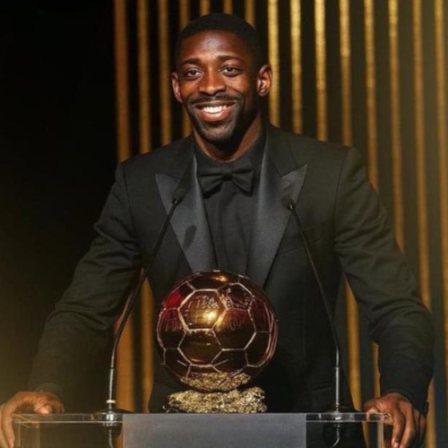 Gana Dembelé el Balón de Oro
