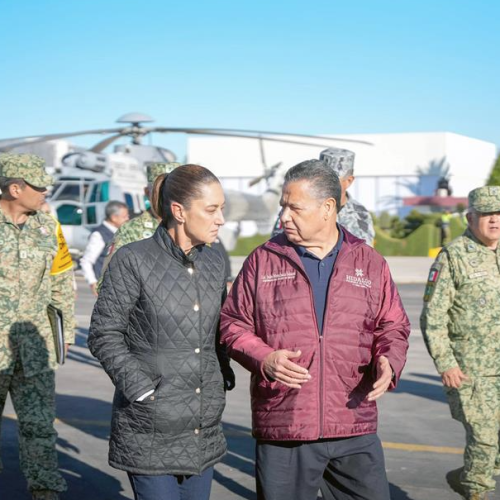Recorre Sheinbaum Querétaro e Hidalgo por lluvias
