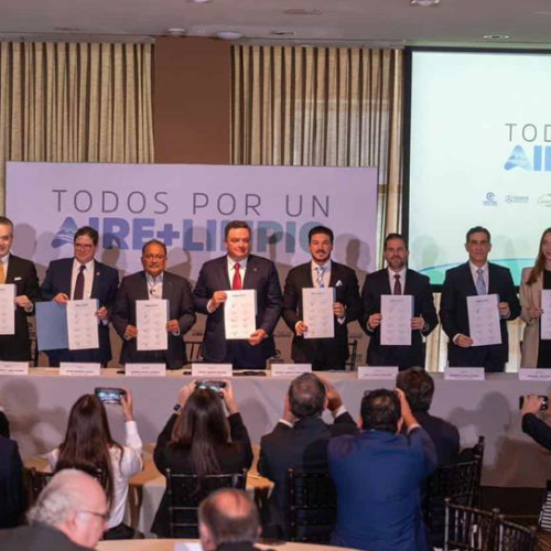 Firman iniciativa ´Todos por un Aire + Limpio´