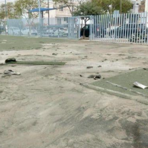 Rehabilitan en SC espacios deportivos