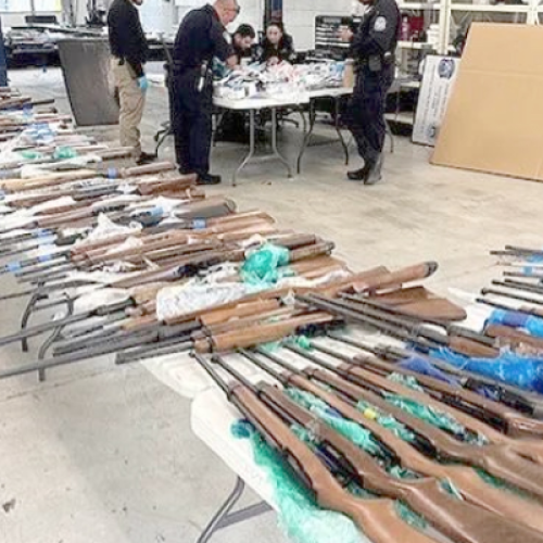 Detienen en La Frontera arsenal bélico que venía a México