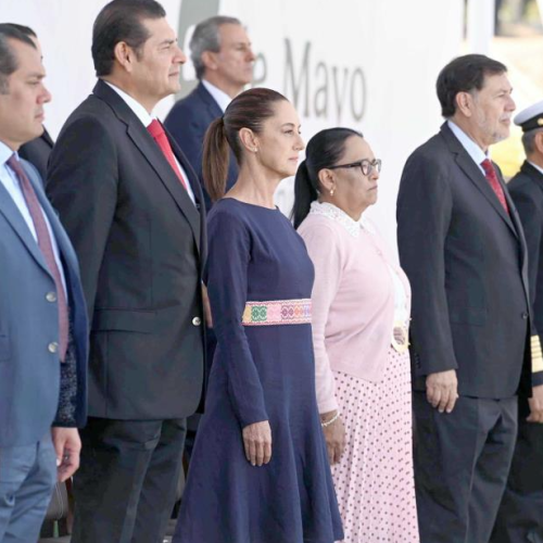 Clama Sheinbaum legado patriota en el 5 de mayo
