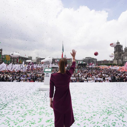 Celebra Claudia Sheinbaum su primer año de gobierno