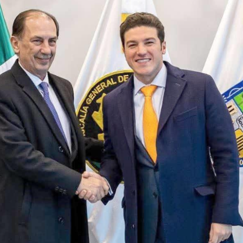 Visita Samuel en su oficina al nuevo titular de la FGJ