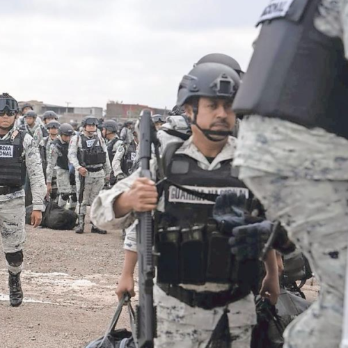 Llegan 1,500 elementos de la GN a la frontera norte