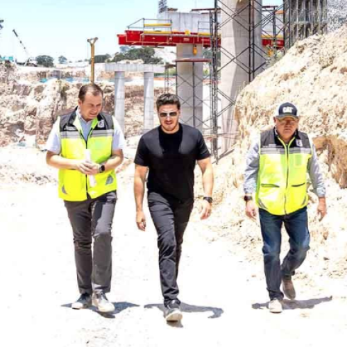 Tiene Carretera Interserrana un avance del 86%: Samuel