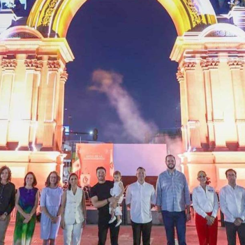 Reinauguran Arco de la Independencia