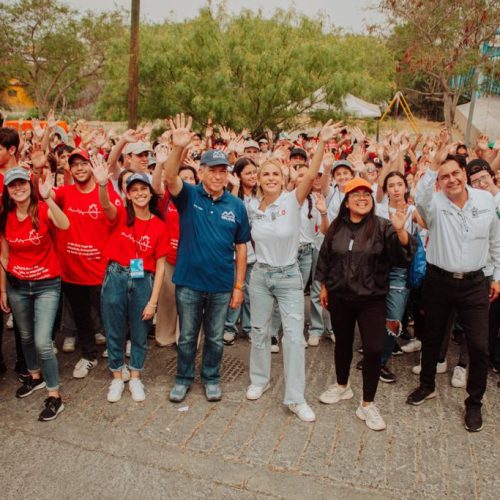 Rehabilitan en Santa Catarina espacios públicos con jóvenes líderes