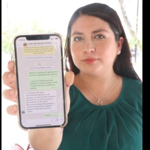 Activa Jesús Nava chat Mujer Segura en Santa Catarina