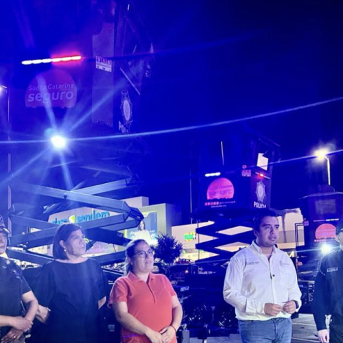 Entrega Nava siete torres de vigilancia para Santa Catarina; suman 17