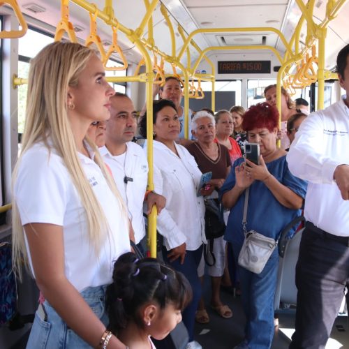 Jesús Nava pone en marcha nuevas unidades para Ruta 155