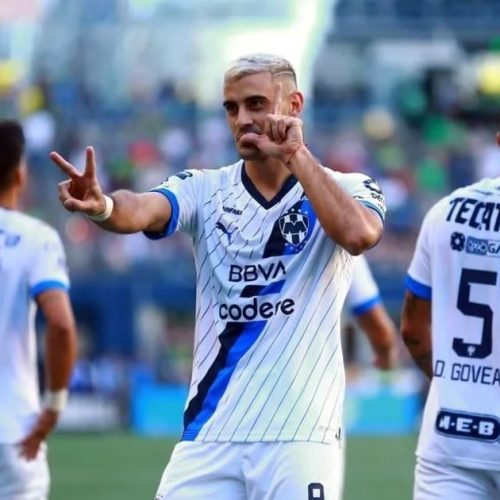 Golea Rayados a Seattle con tres de Berterame
