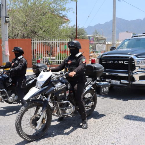 Despliega Santa Catarina operativos de vigilancia en escuelas