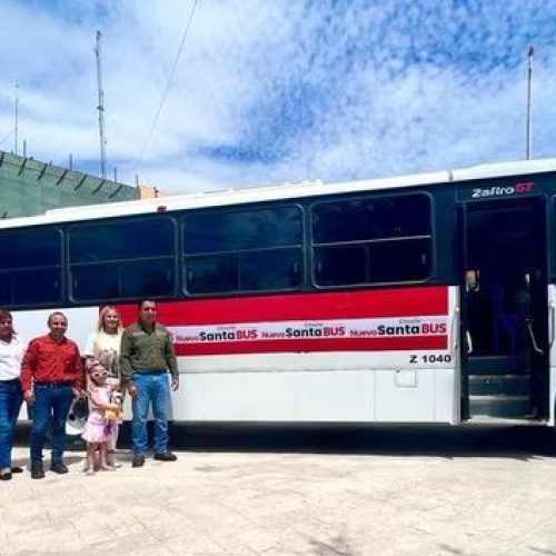 Jesús Nava, alcalde de Santa Catarina, activará nuevos camiones Santa Bus a Ciudad Universitaria, Mederos y Medicina